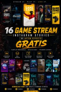 16 Game Stream Instagram Stories Gratis ()