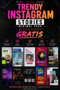 Trendy Instagram Stories Minimal Pack Gratis ()
