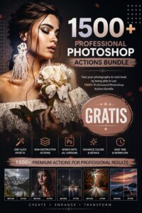 1500+ Professional Photoshop Actions Bundle Gratis ()