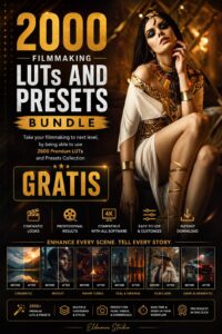 2000 Filmmaking LUTs and Presets Bundle Gratis ()