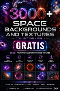 3000+ Space Backgrounds and Textures Collection – Vol.1 Gratis ()