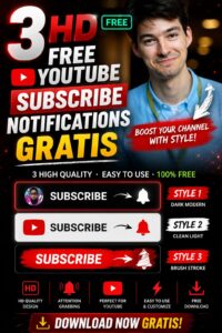 3 HD Free Youtube Subscribe Notifications Gratis ()